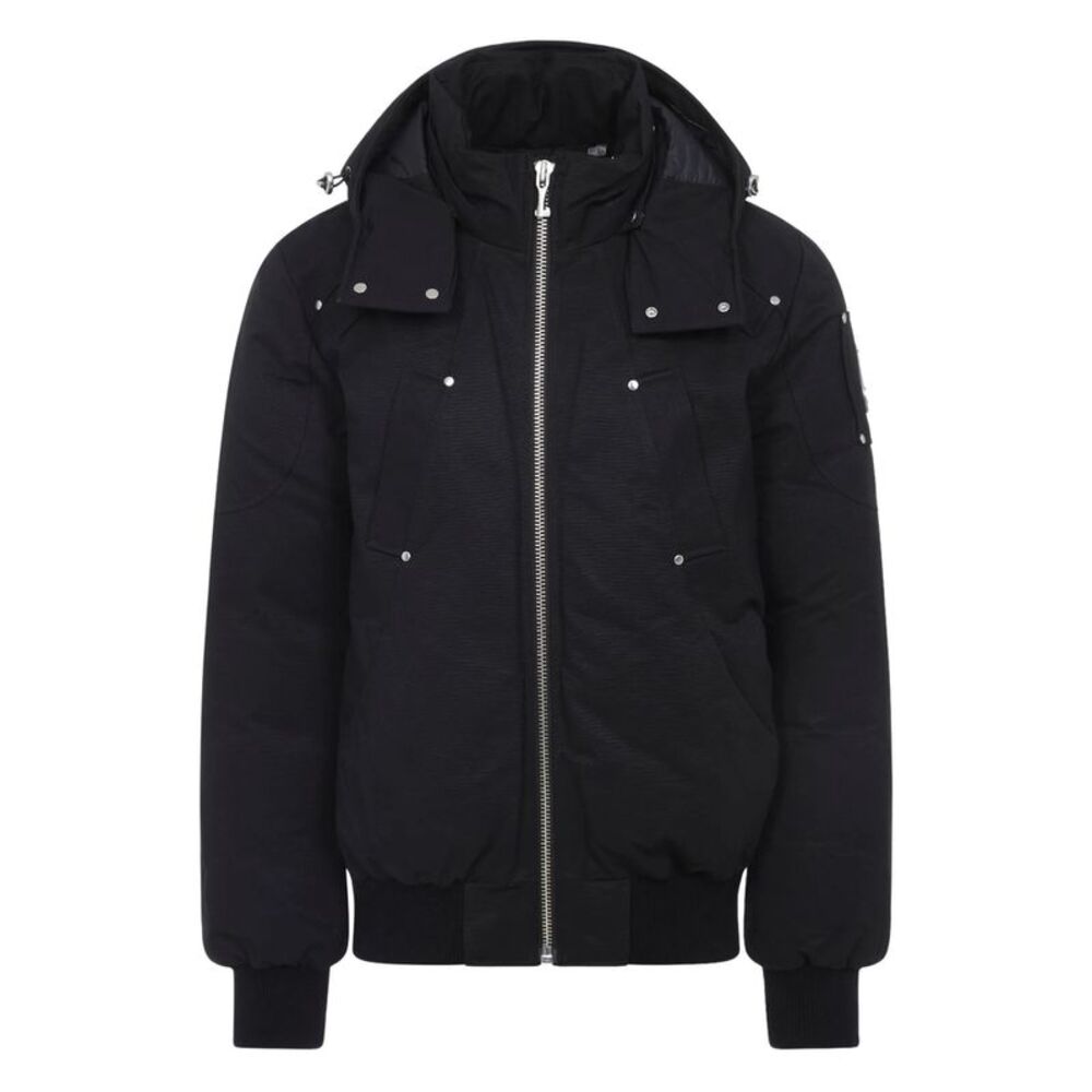 Moose Knuckles Black Jackets - Padded & Down Jackets Men